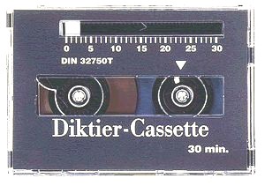 5 Stück Alternative zu original Steno-Cassette 30