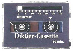 5 Stück Alternative zu original Steno-Cassette 30