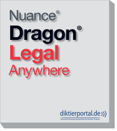 Dragon Legal Anywhere Deutsch inkl. Dragon Anywhere Mobile | Laufzeit 12 Monate | Preis pro Jahr
