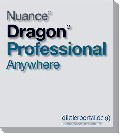 Dragon Professional Anywhere Deutsch inkl. Dragon Anywhere Mobile | Laufzeit 12 Monate | Preis pro Jahr