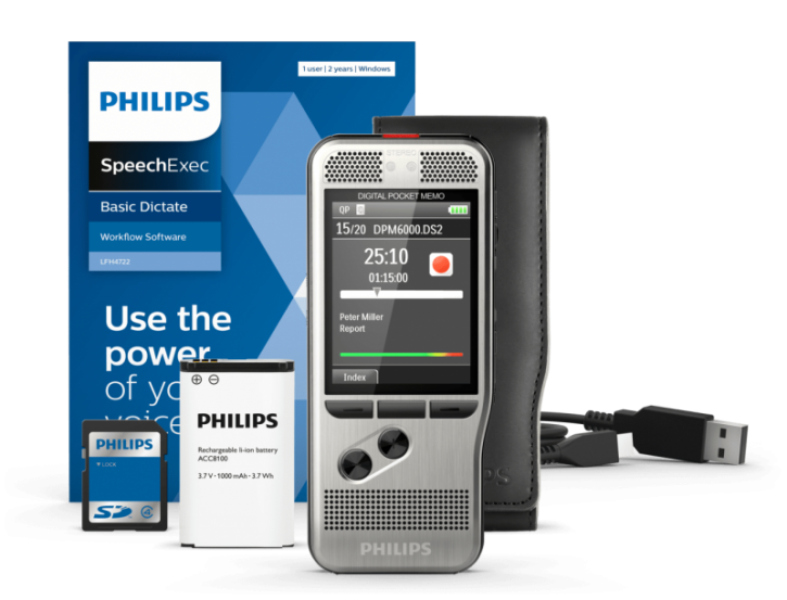 Philips DPM 6000/02 Pocket Memo Digitales Diktiergerät