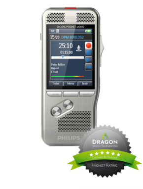 Philips DPM 8100 Pocket Memo Digitales Diktiergerät