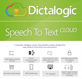 Dictalogic Enterprise mit Spracherkennung (Preis für 1 Lizenz/12 Monate)